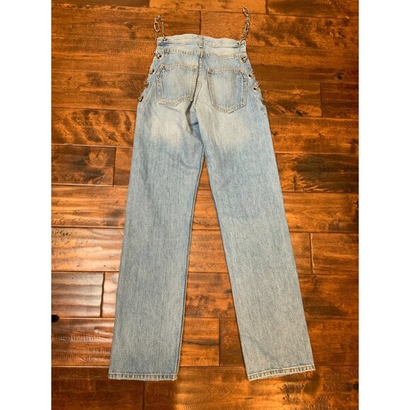 EB Denim Blue Denim Vintage Chain Boyfriend Jeans Daphne Size XS $350 NWT! - Picture 8 of 8